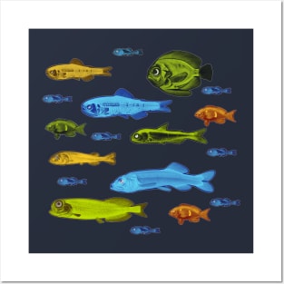 Shoal of Fish Posters and Art